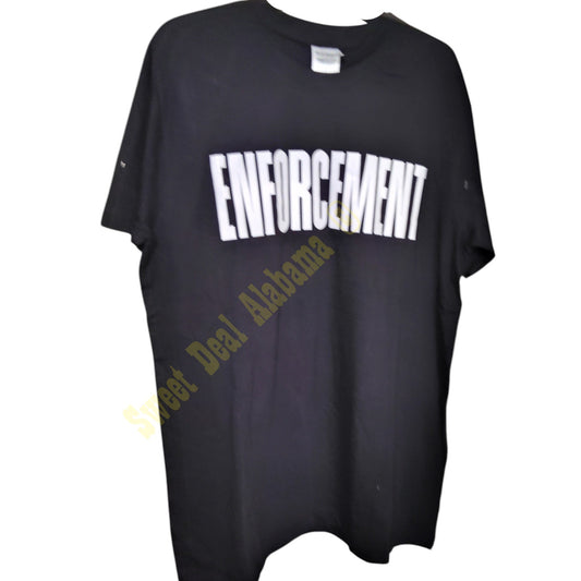 Pudala Black Tactical Shirt – Enforcement – Short Sleeve, Size Small