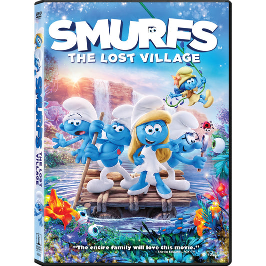 Smurfs The Lost Village DVD 2017 Animated Family Comedy Adventure Fantasy