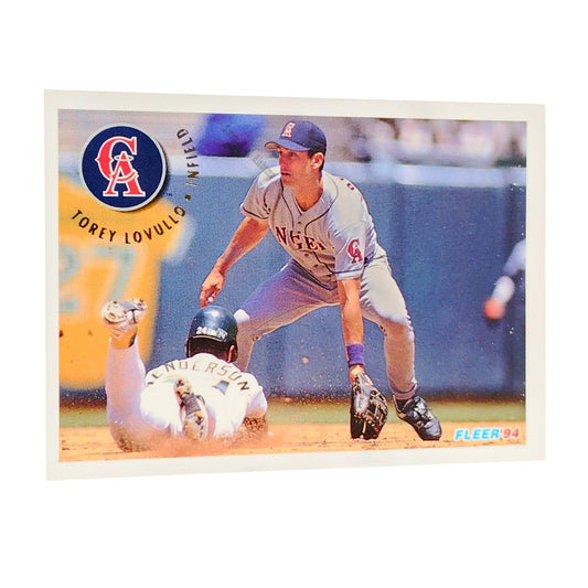 Tony Lovullo, California Angels, #63,  1994 Fleer Baseball Collector's Card