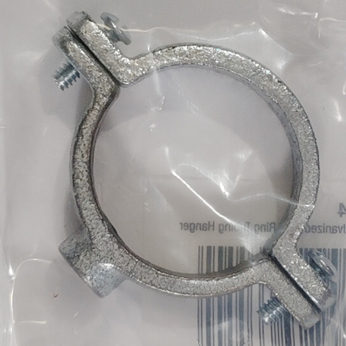 Oatey 1-1/4" Galvanized Split Ring Pipe Hanger 335544 W/Bolts, NIP