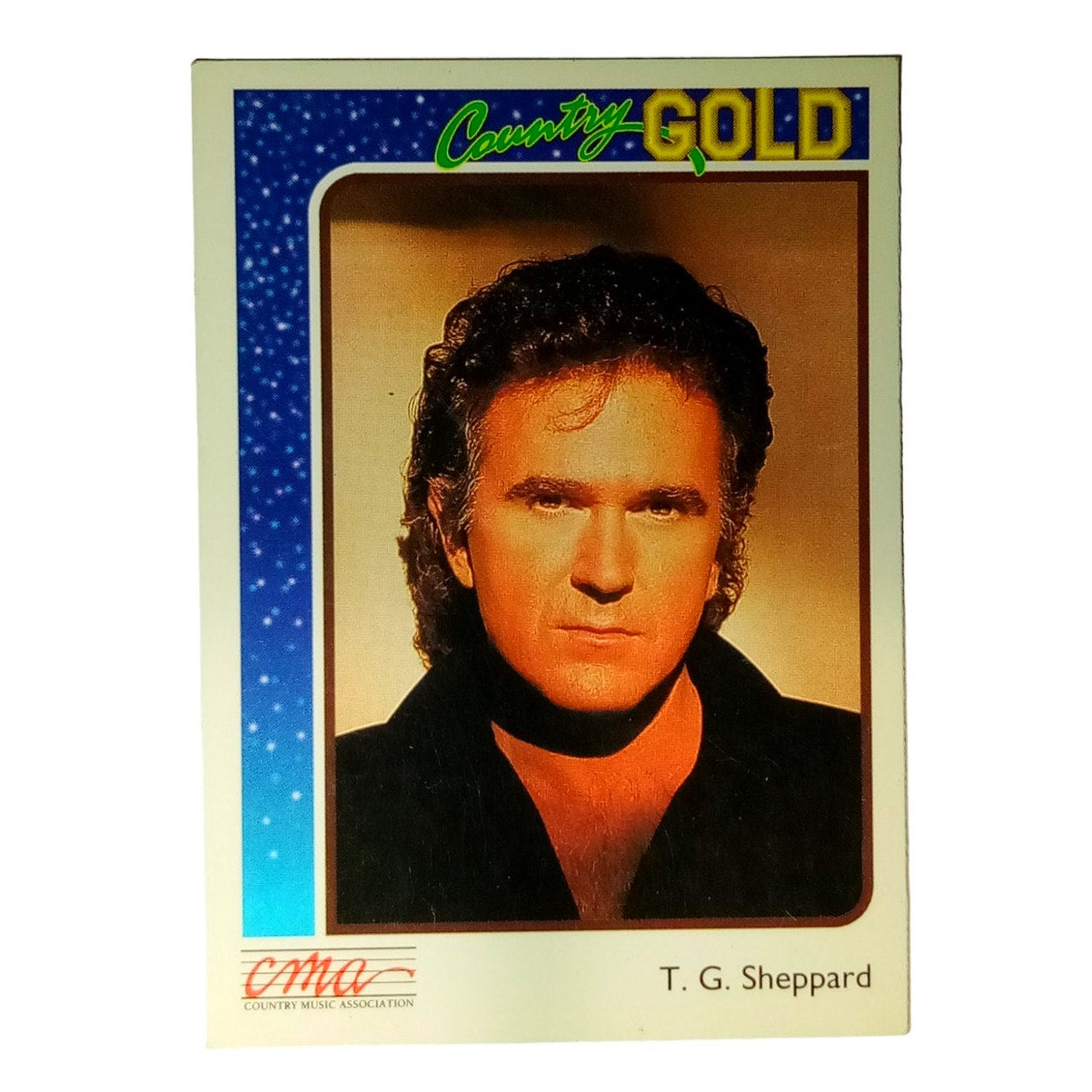 T. G. Sheppard Trading Card (Country Music) 1992 Sterling Country Gold #81, NM