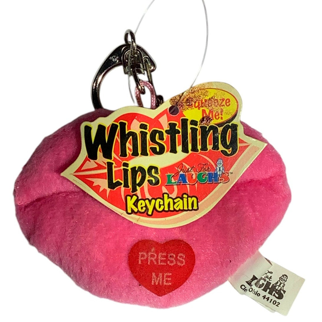 2005 Novelty Whistling Lips Keychain (Still Whistles TOO!)