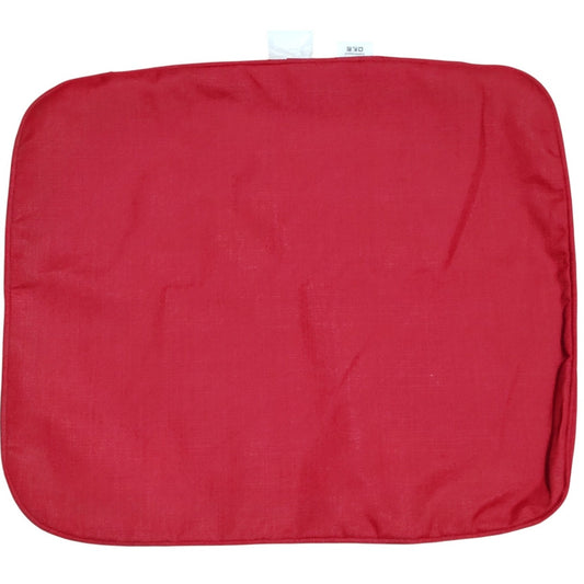 Outdoor Cushion Slipcover  24"W × 22"D x 8"H Hidden Zipper, No Filling, Wine Red