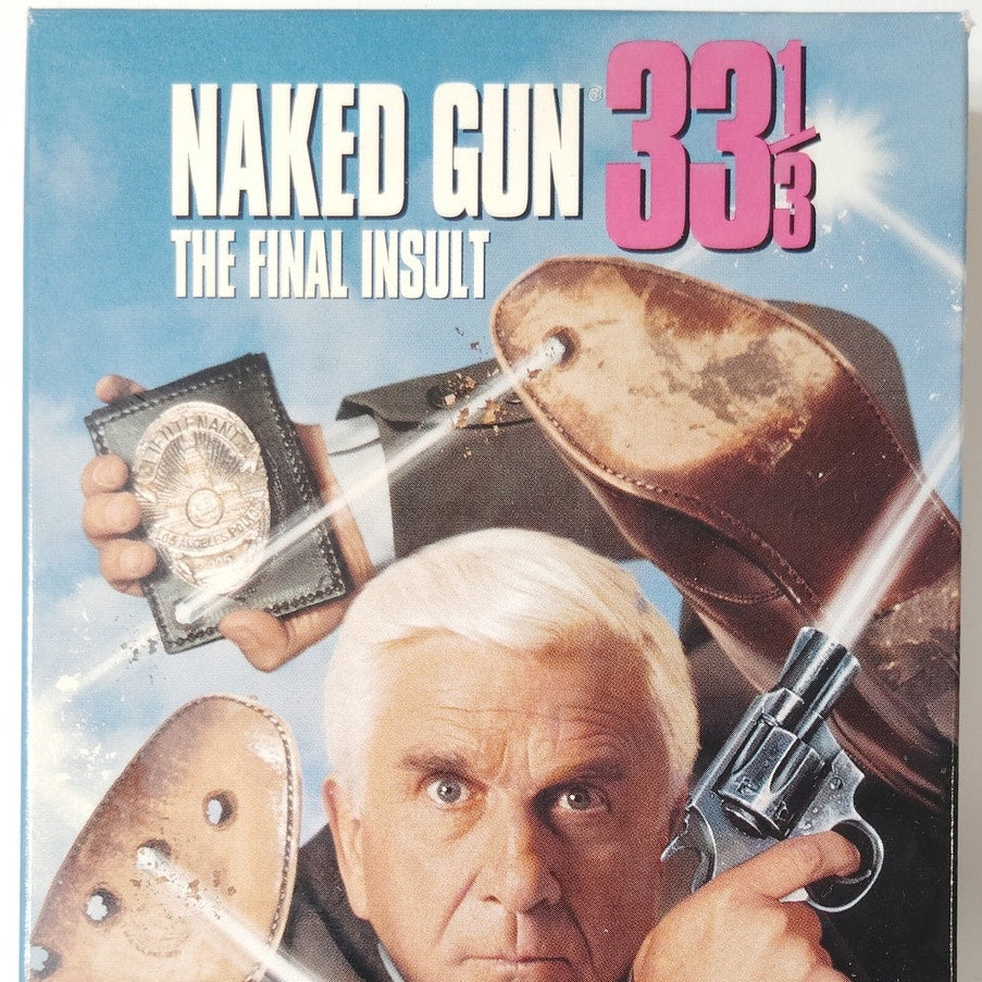 The Naked Gun 33⅓ The Final Insult VHS 1994 Leslie Nielsen Comedy