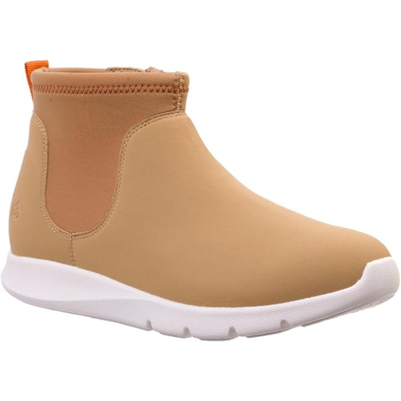 Spenco Women’s Paddock Chelsea Boot, Tan, Size 9.5, Neoprene Collar & Medial Zip