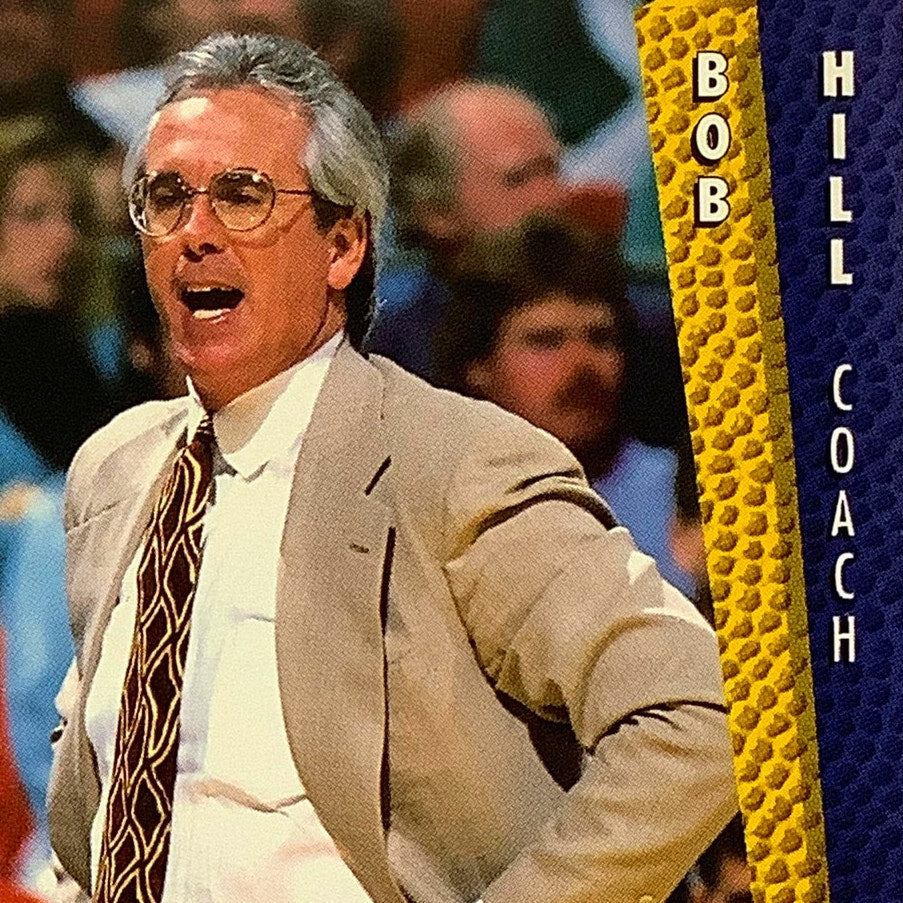 Bob Hill (Coach), Card #90, Indiana Pacers, 1992-93 Fleer NBA