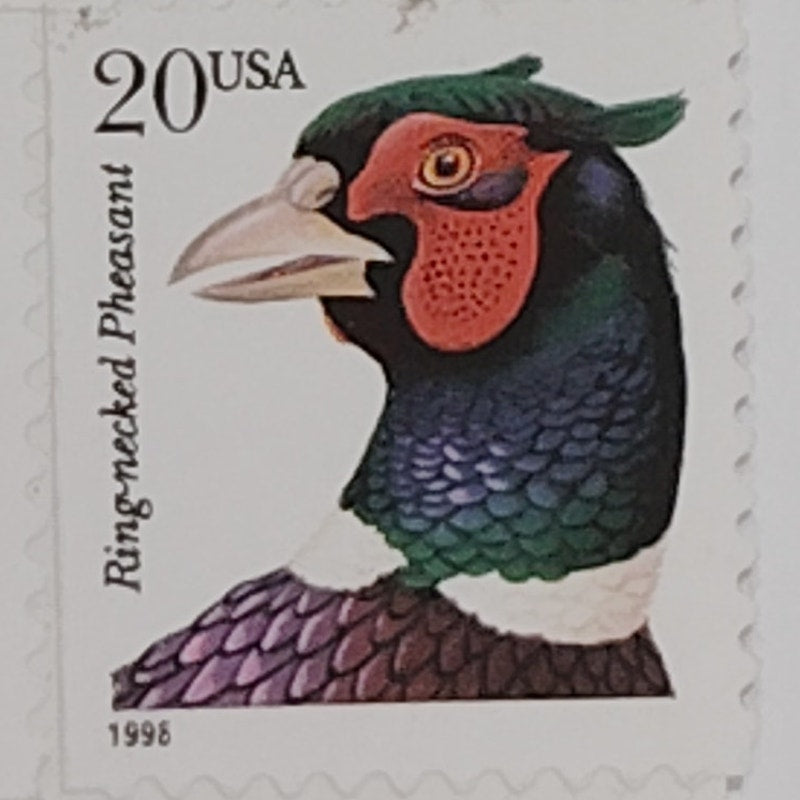 1998 Ring-necked Pheasant – Lot of 2 MNH – 20¢ Flora & Fauna Series