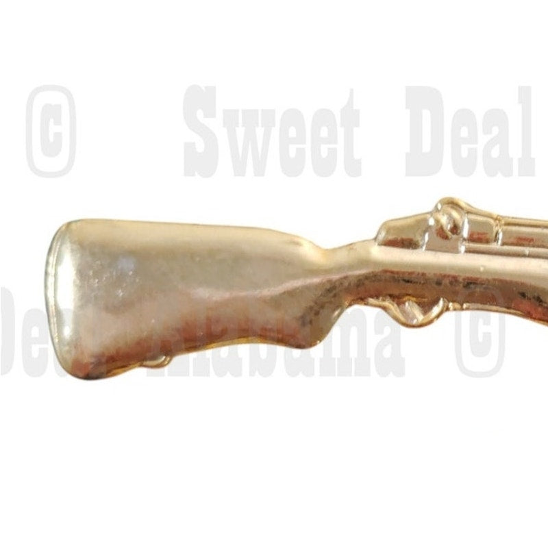 M1 Garand Rifle Weaponry Collector's Hat, Lapel, Brooch Pin 2-3/8" x 5/16"H
