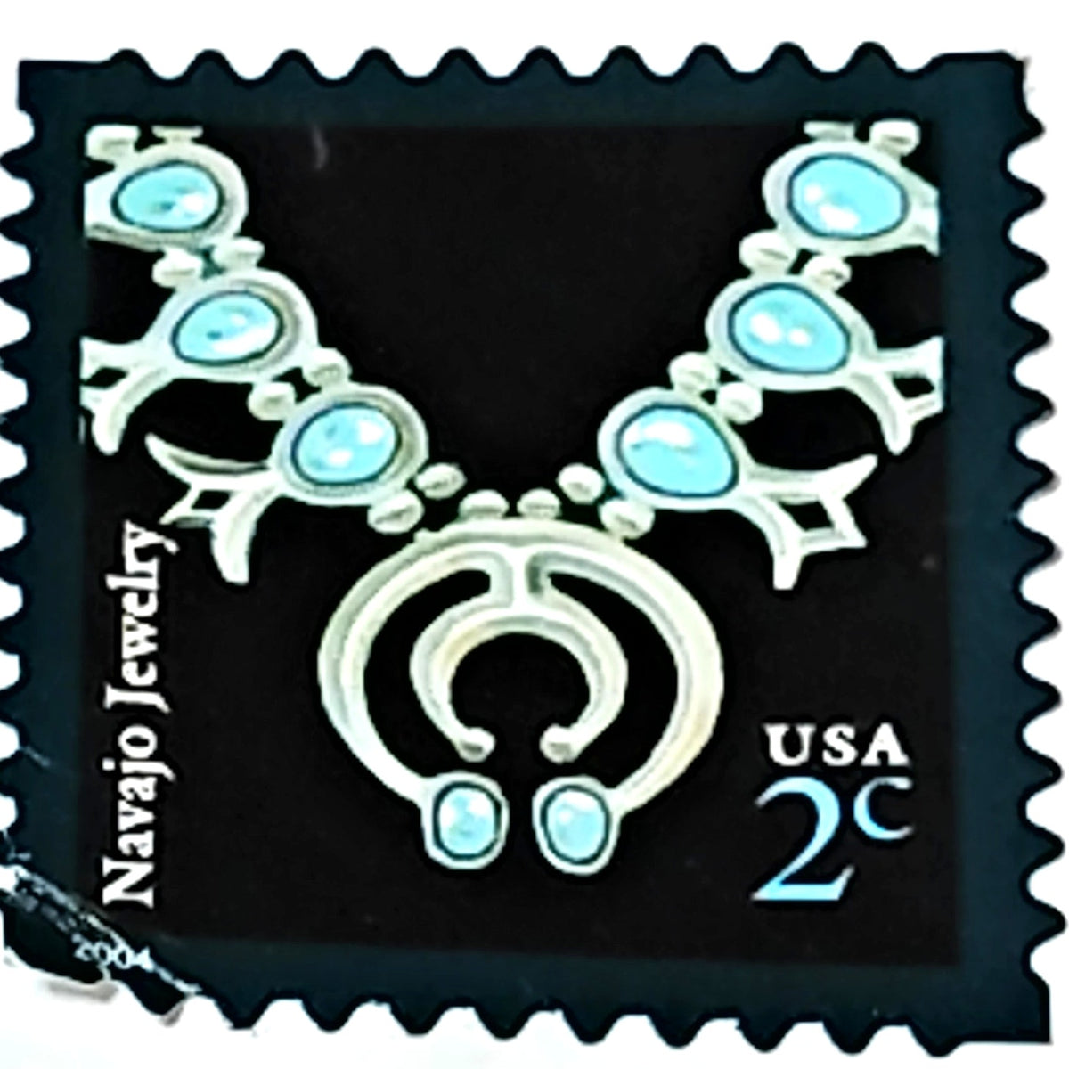 Navajo Jewelry 2c USA Self-Adhesive Stamp - Pre-Owned Collectible USPS
