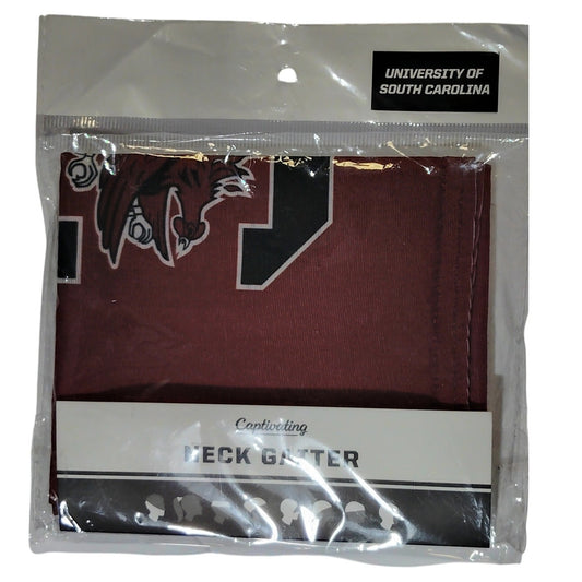 Captivating Neck Gaiter Face Cover Adult, South Carolina Gamecocks, Garnet/Black