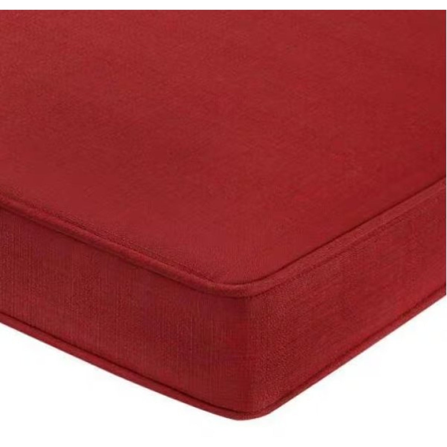 Double Welt 2‑PC Chaise Lounge Cushions, Chili,  26x80x4 -Seat 49" Back 31"