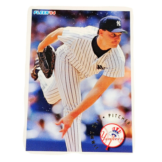 Jimmy Ray, New York Yankees, #236, 1994 Fleer Baseball Collector's Card