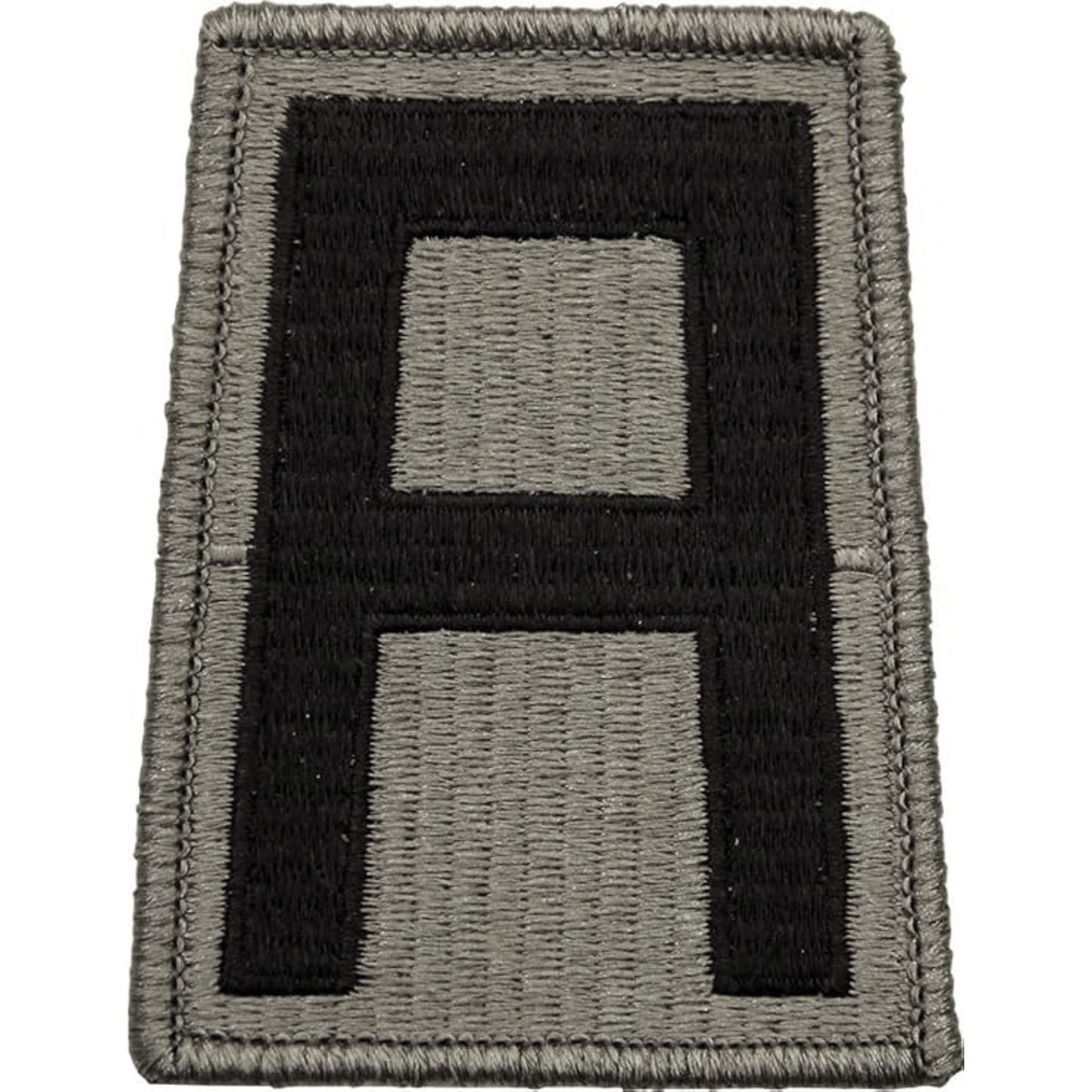 US Army First Army Patch ACU Foliage Green Solid Hook Back 3‑3/8" × 2‑3/8"