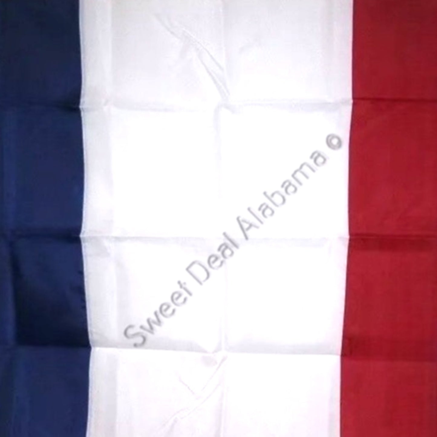 Country Flag, France 3 Ft. x 5 Ft. 100D Poly Flag, Metal Grommets EUC