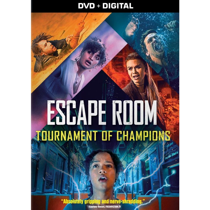 Escape Room Tournament of Champions DVD 2021 Thriller – Survival Horror Sequel