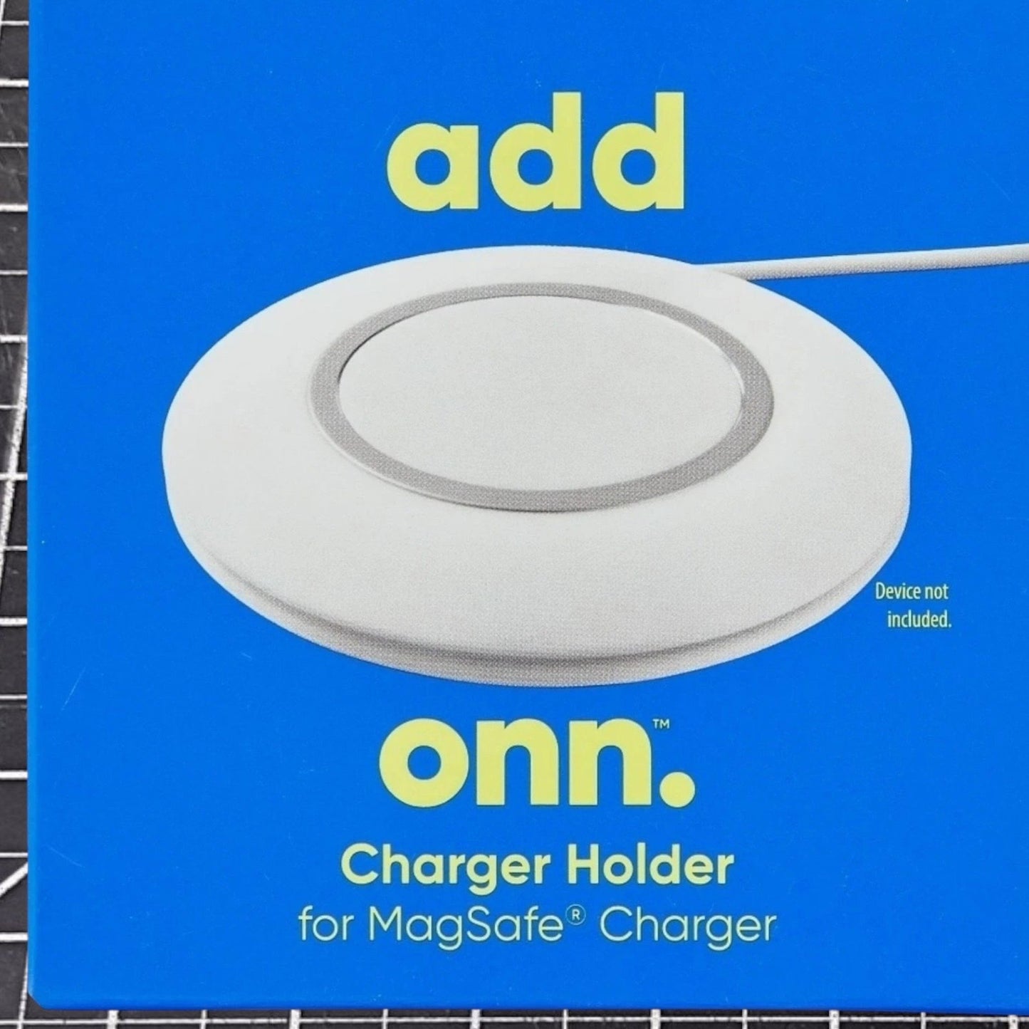 2-PK Onn Silicone MagSafe Charger Holder, White, For iPhone 12 & 13 Series Phone