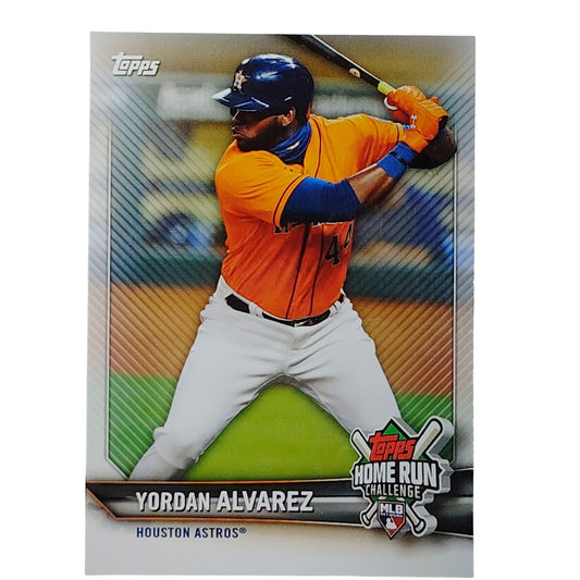 2021 Topps Series 1 #HRC-11 Yordan Alvarez Houston Astros DH -VG/EX -Unscratched