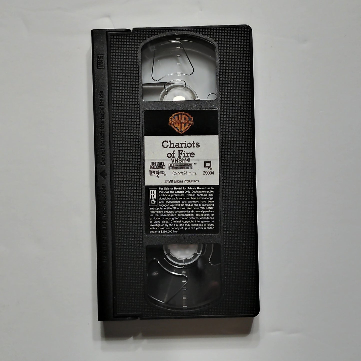 Chariots of Fire VHS 1982 Hugh Hudson Classic Olympic Drama Vintage Movie