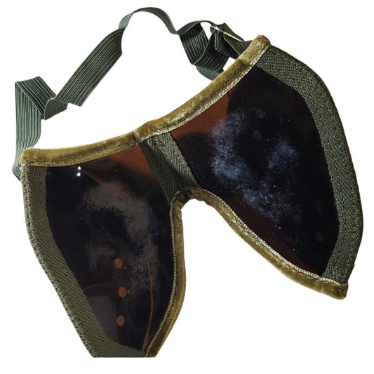 1966 USMC Snow Goggles Vietnam Era Military Issue w/ Case Cold Weather Gear