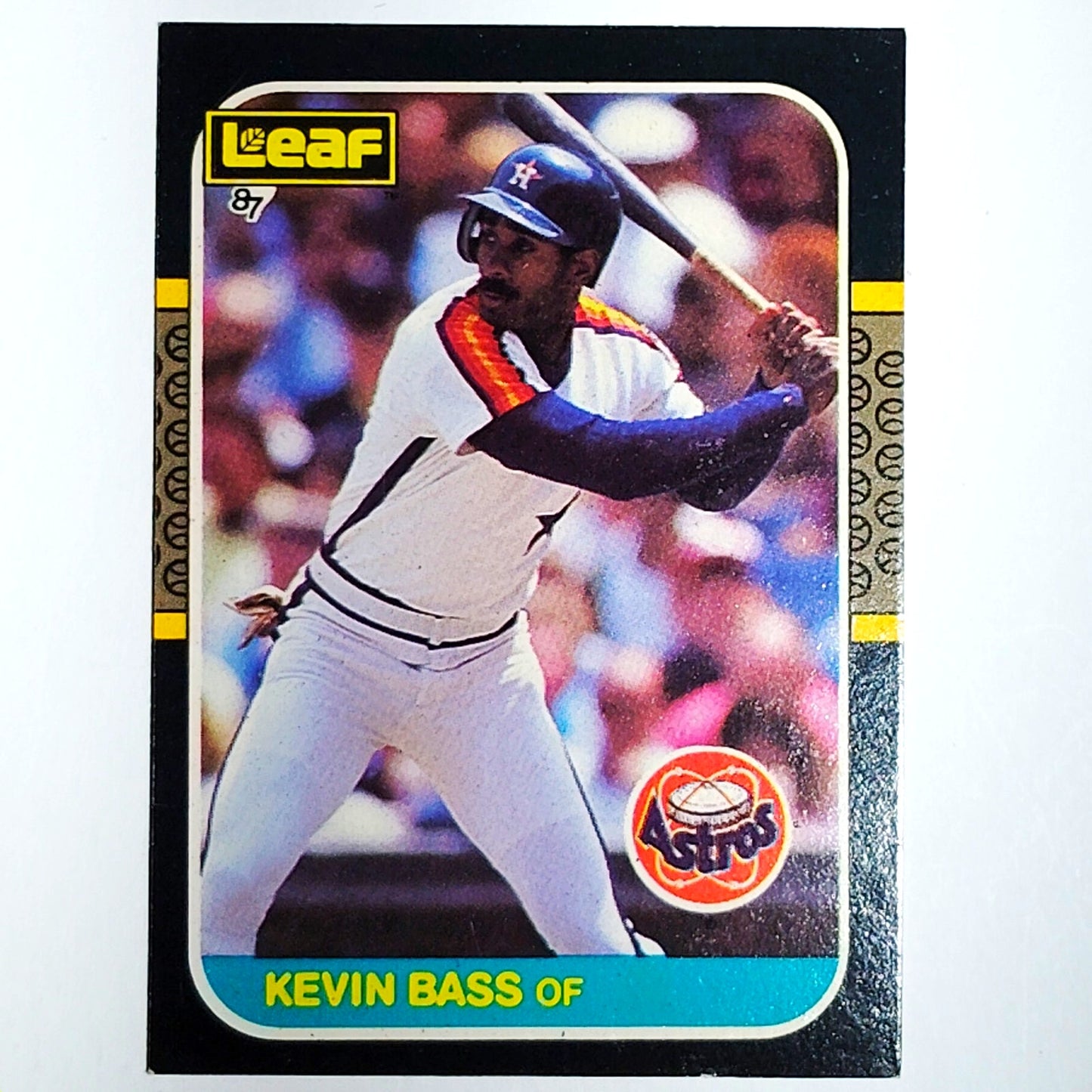 1987 Leaf Kevin Bass Card #211 Houston Astros OF VG/EX