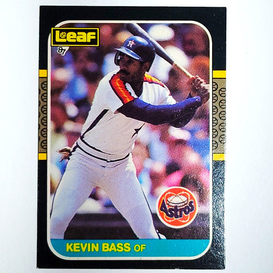 1987 Leaf Kevin Bass Card #211 Houston Astros OF VG/EX