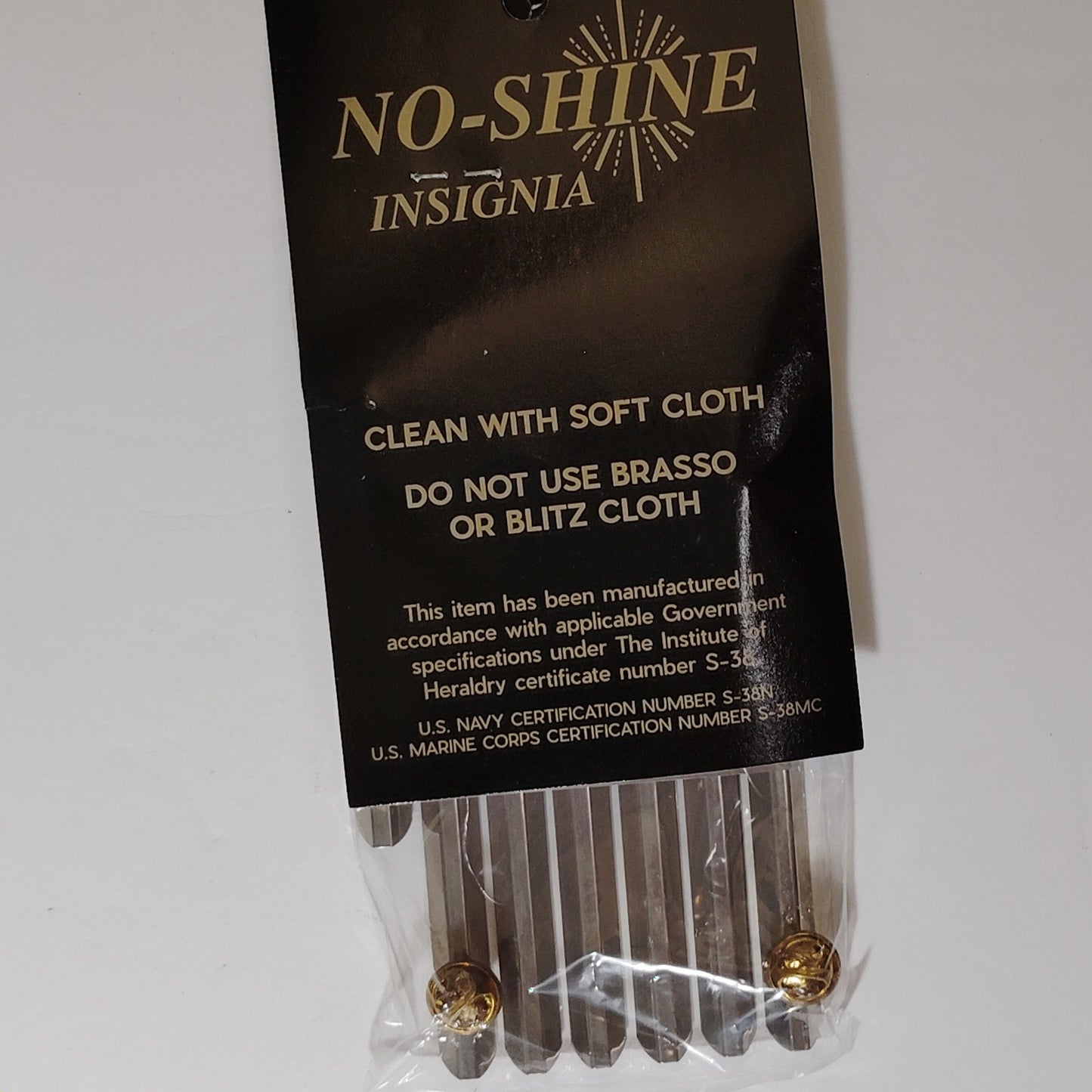 Mounting Rack Bar - 19 Ribbons (3/3/3/3/3/3/1 w/ No Gap)  No-Shine Insignia