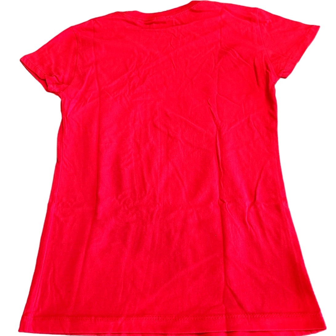 Big Girls Crew Neck Short Sleeve Captain Marvel Marvel Graphic T-Shirt, Red, XL