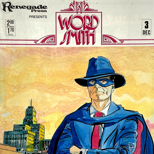 Wordsmith #3, December 1985, Renegade Press Comics , NM 9.4