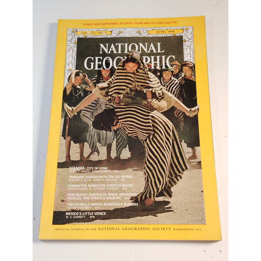 National Geographic Magazine – June 1968, Morocco, Mexico, Maine, Vienna