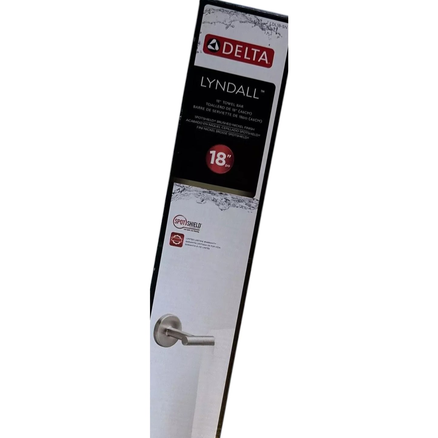 Lyndall 18 in. Wall Mount Towel Bar in Brushed Nickel, LDL18-SN