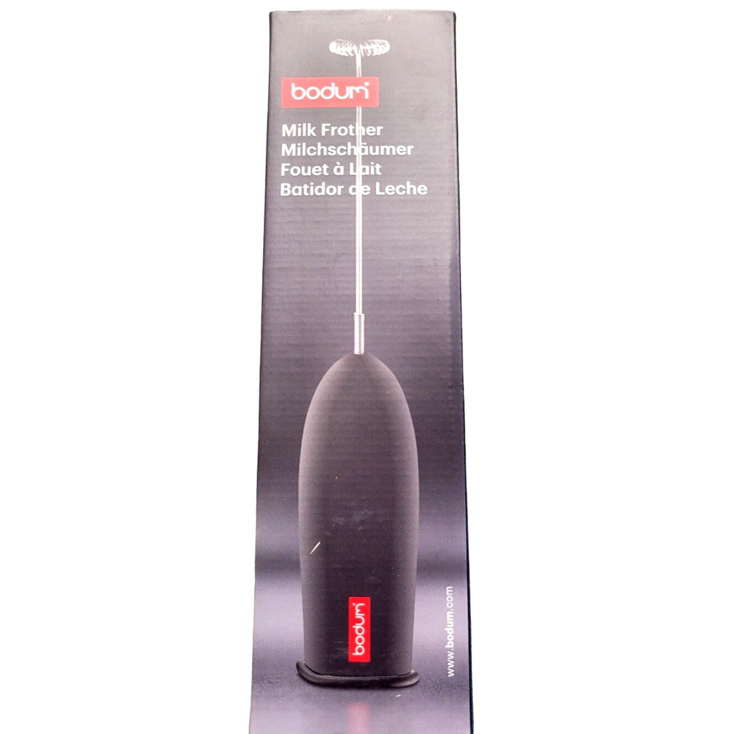 Bodum Schiuma Battery Operated Milk Frother, Black, Lattes, Mocha, Cappuccino +