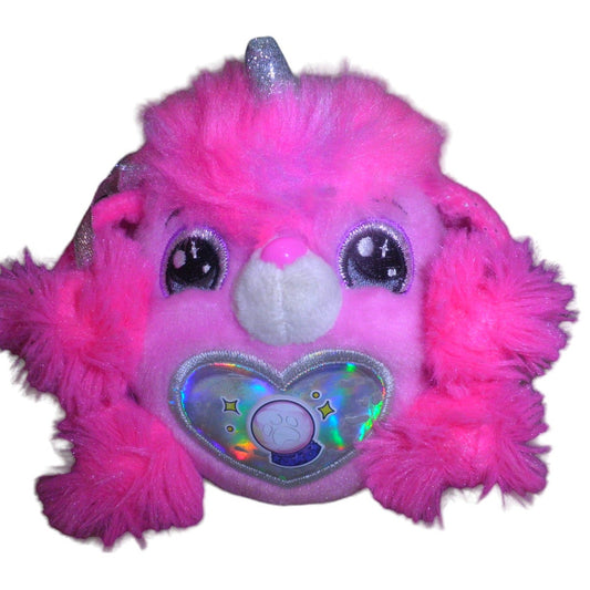 Zuru Rainbocorns Puppycorn Crystal Ball Surprise Pink Plush 4.5" Puppy Unicorn