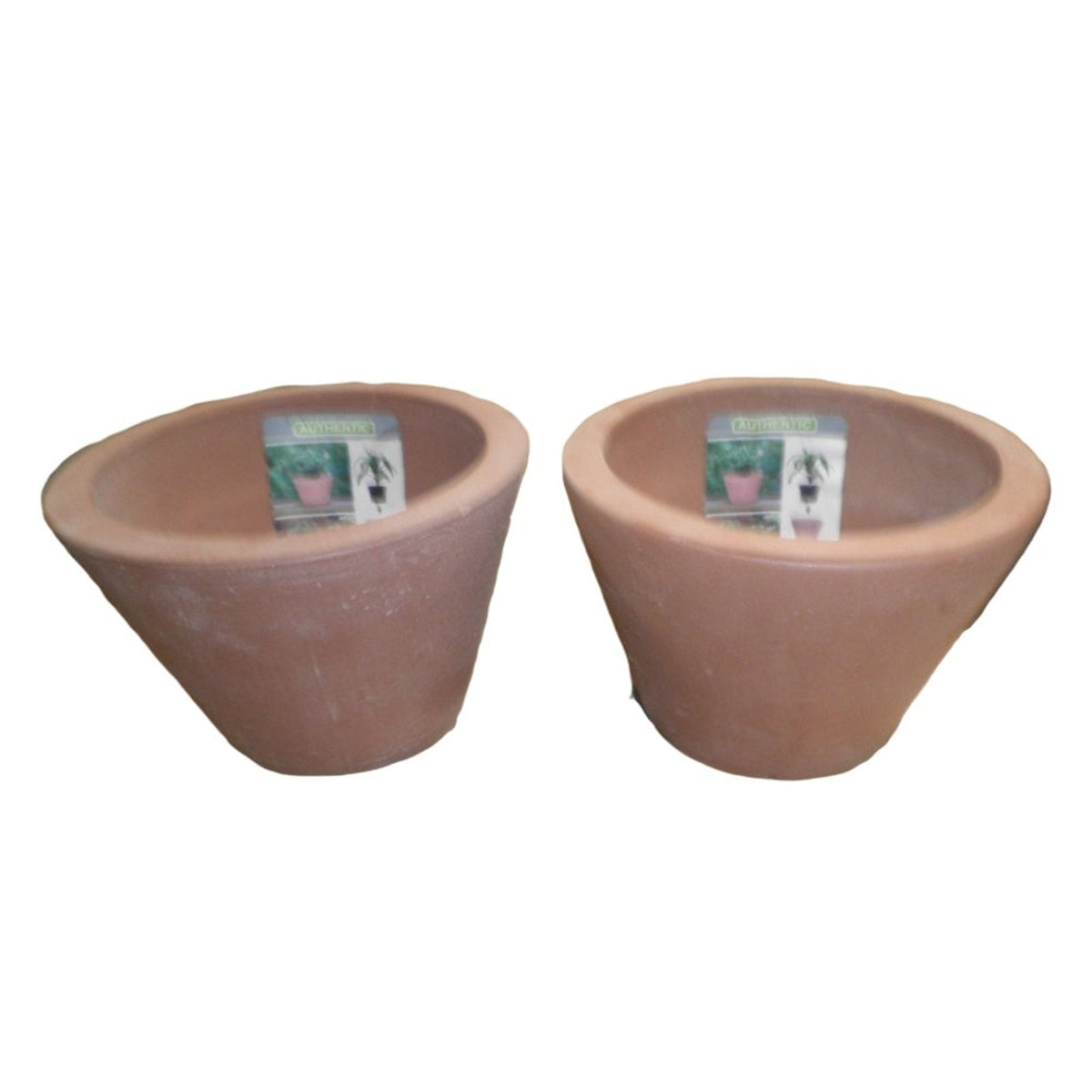 7.9 in. x 5.2 in. Terracotta Clay Pots (Case of 2) Southern Patio Pots