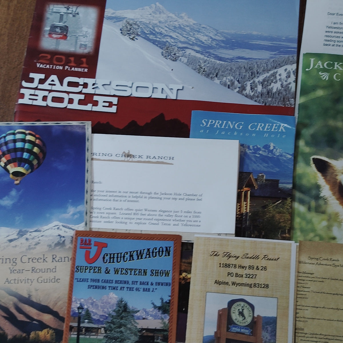 2011 Jackson Hole WY Explorer Vacation Planner Ephemera Collection Brochures