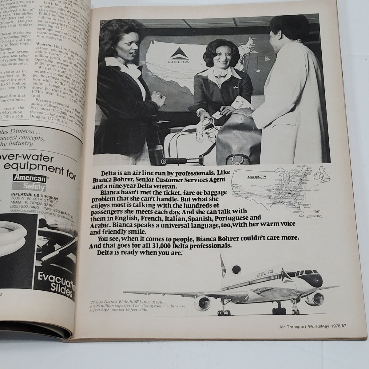Air Transport World Magazine May 1978 - 15th Annual Market Development Issue