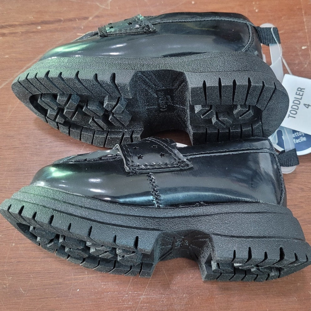 OshKosh B'Gosh Julia Toddler Unisex Black Loafer – Slip-On, Size 4T