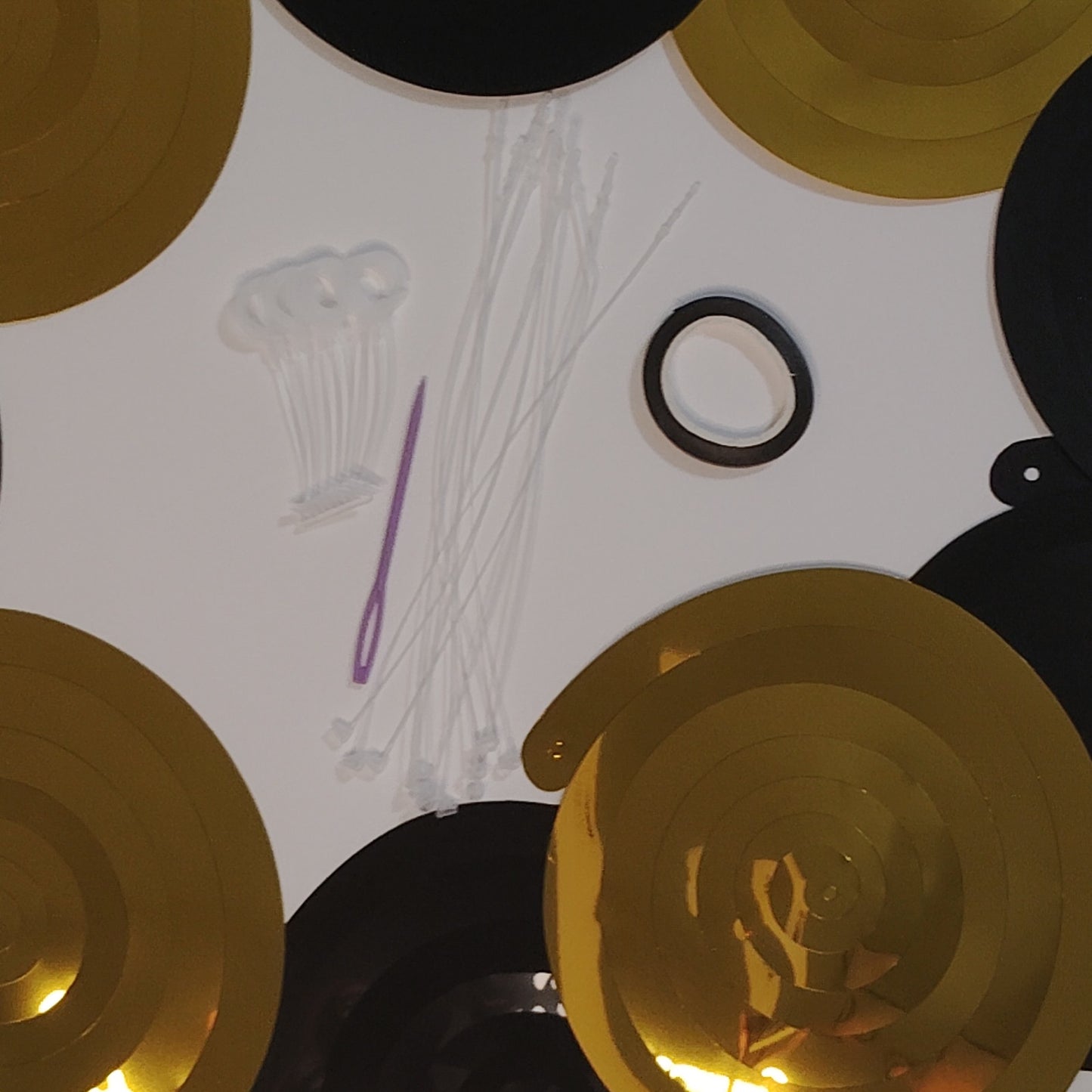 Congrats Grad Banner & Hanging Swirl Decorations  Non‑Year‑Specific Décor