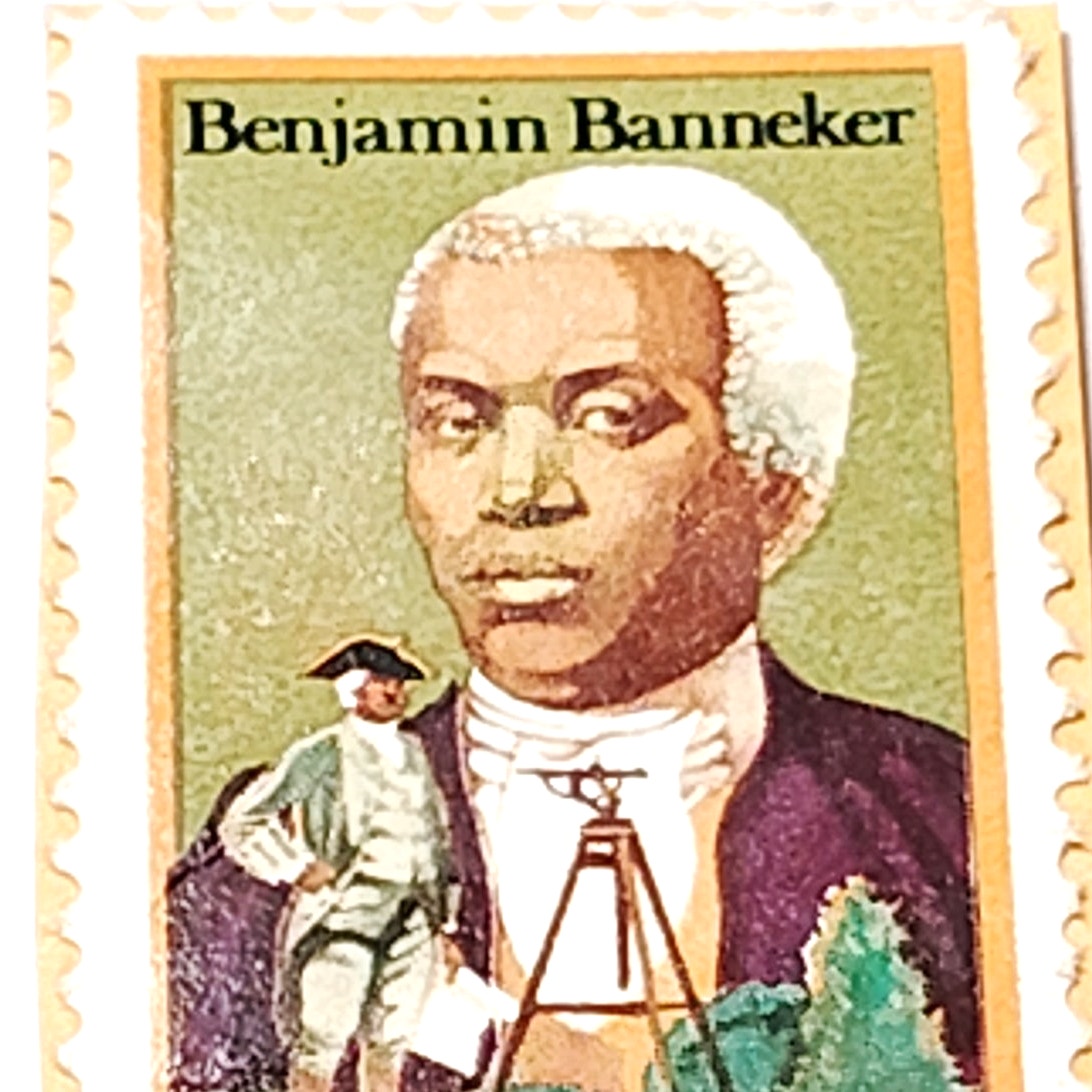 Benjamin Banneker Black Heritage 15c US Postage Stamp 1980 Scott #1804