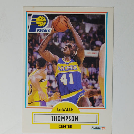 1990 Fleer LaSalle Thompson #83 – Indiana Pacers – Center – NBA Card