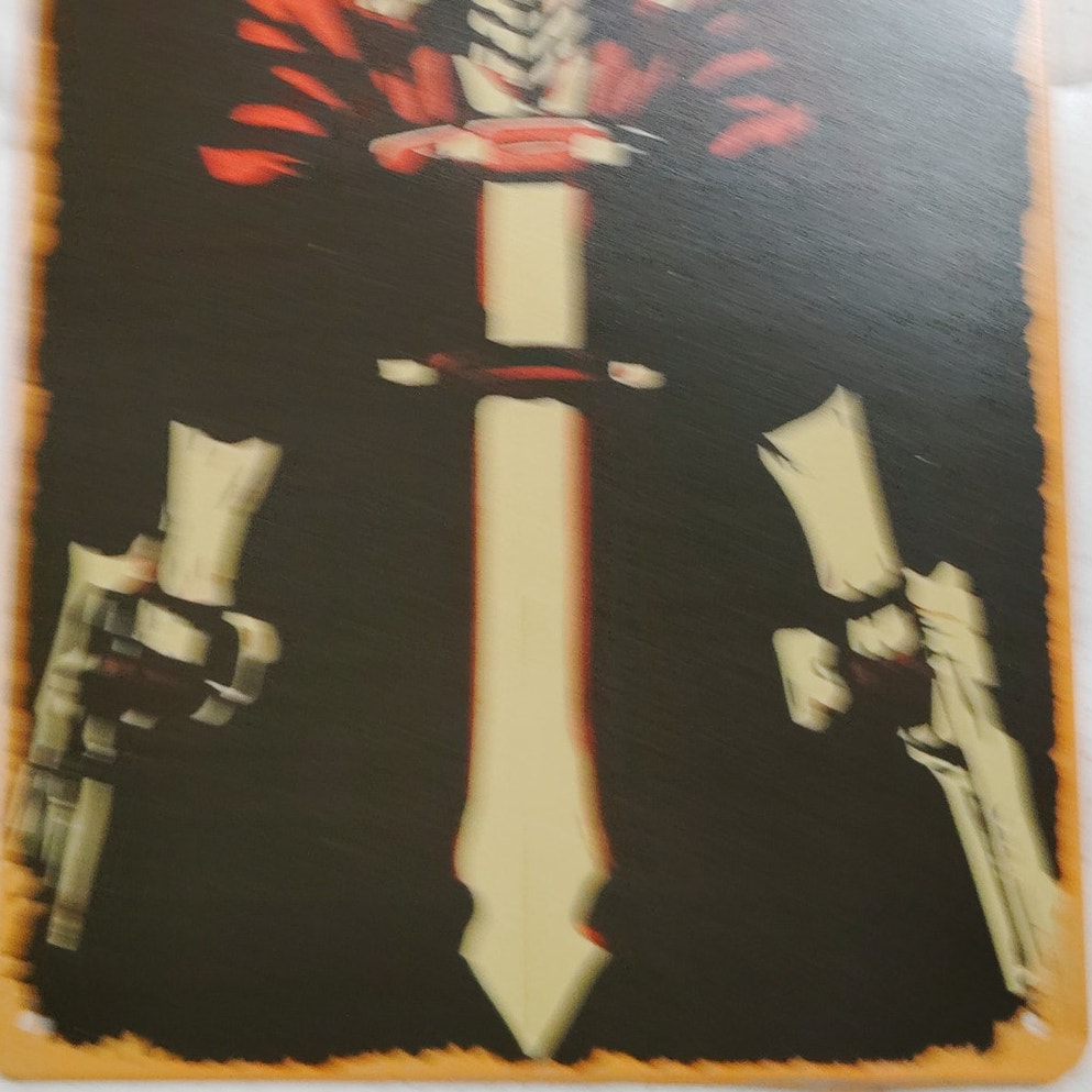 Retro 12x8 Tin Sign – Dante Devil May Cry Fan Art Poster – Wall Décor for Gamers