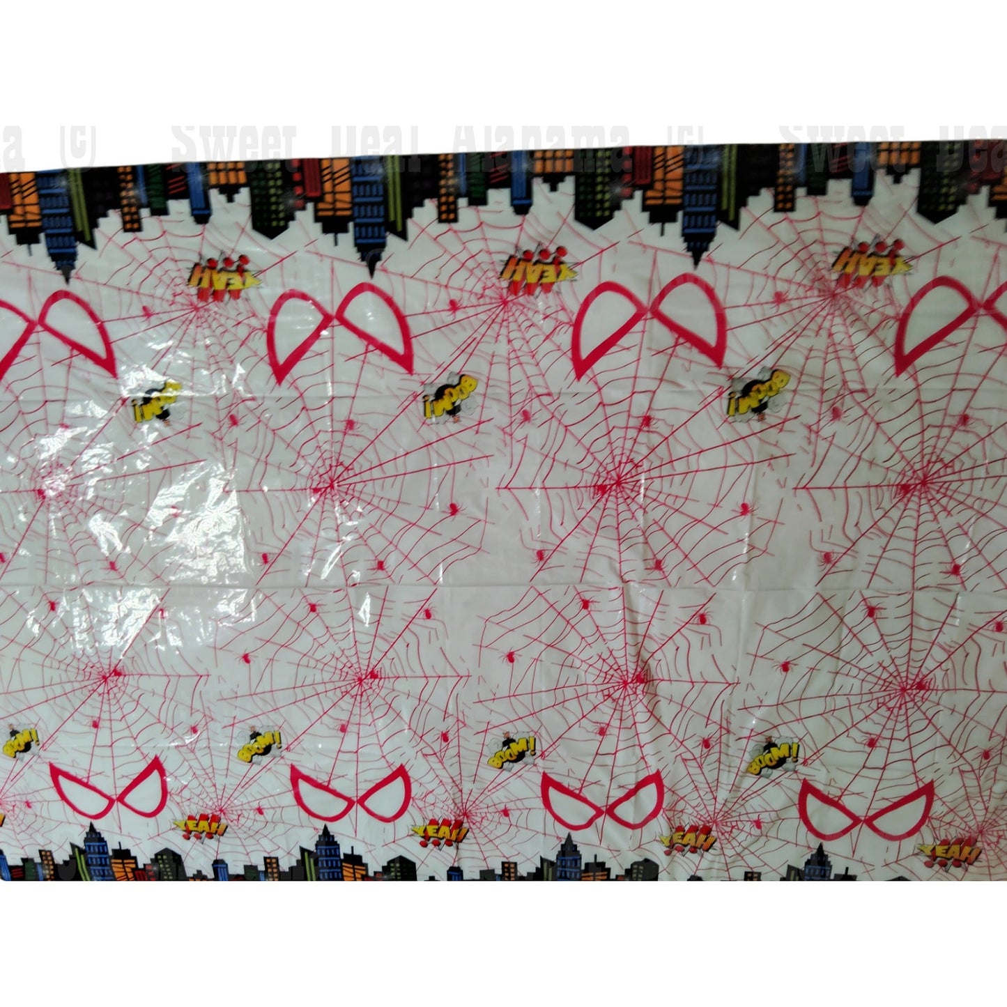 Spider-Man Tablecloth 106"x52" – Comic Hero Party Cover, Birthday Decoration