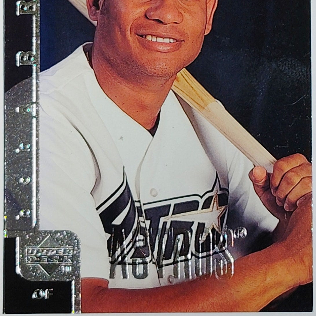 1998 Upper Deck Bobby Abreu #102 Houston Astros Outfielder Smiling Profile VG/EX