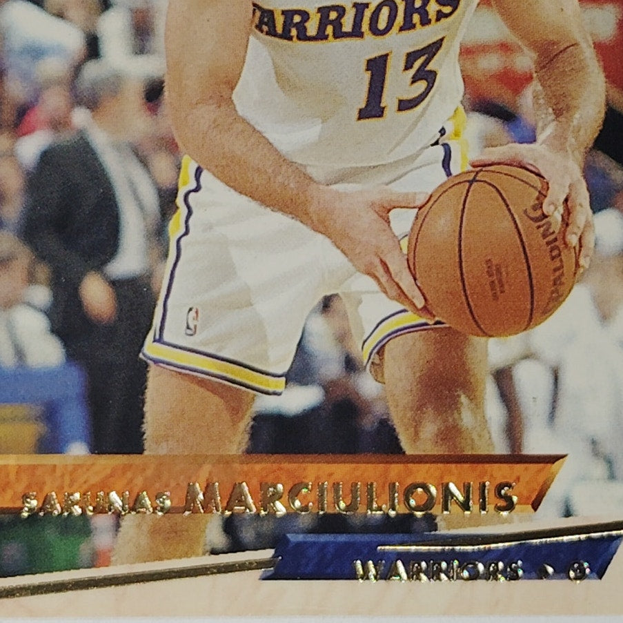 1993–94 Ultra Sarunas Marciulionis #67 – Warriors Guard VG/EX (Off-Center Foil)