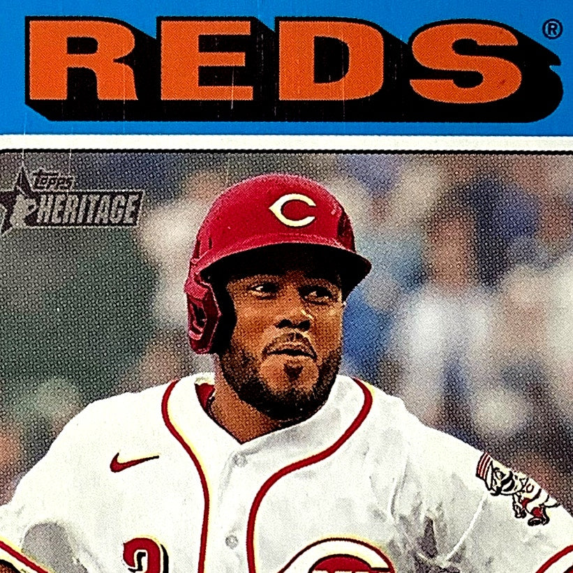 2024 Topps Heritage - Jeimer Candelario, Cincinnati Reds 3B, Card #221, NM+