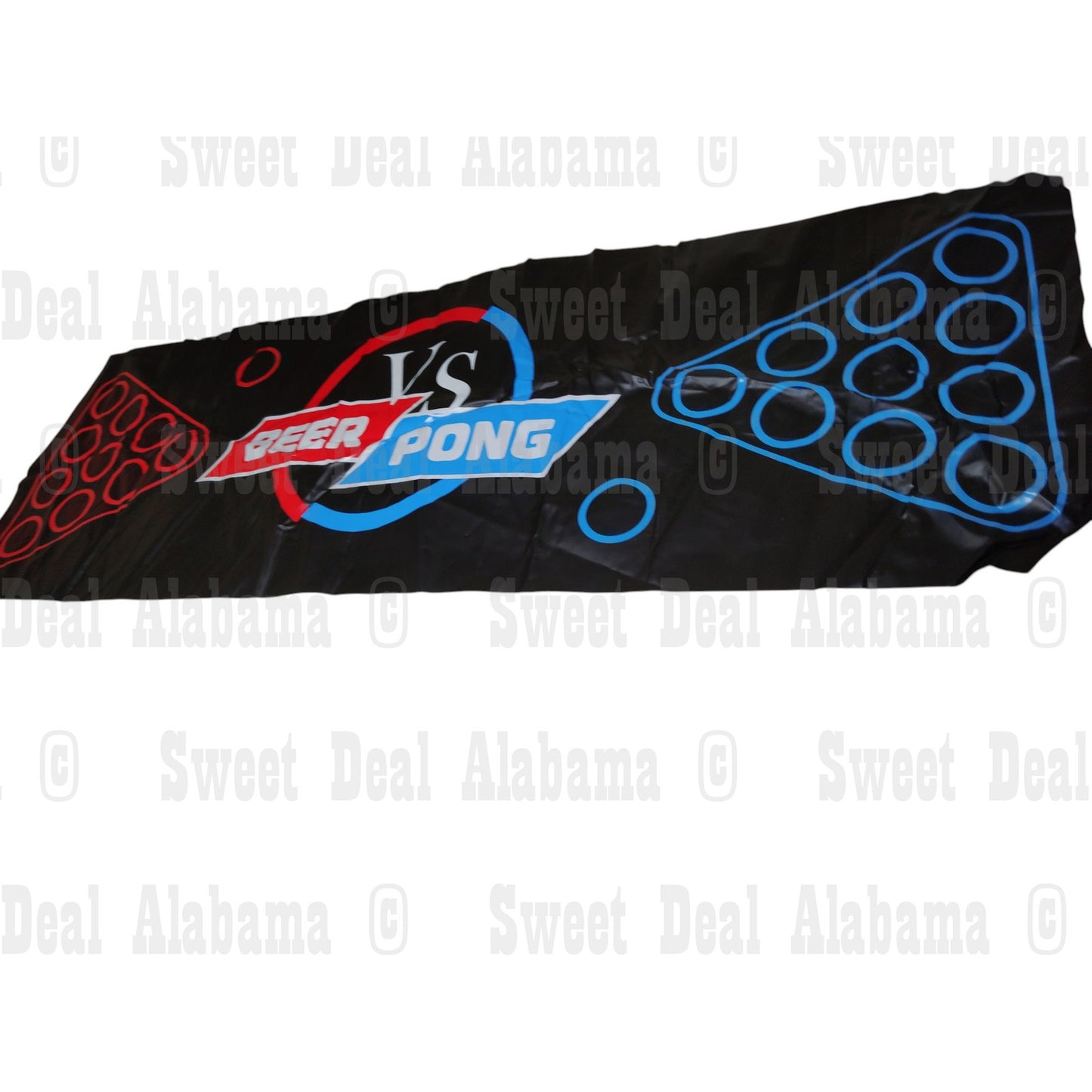 63" x 23.6" Beer Pong Table Mat For Your Party Games, Beer Pong Table Game Mat