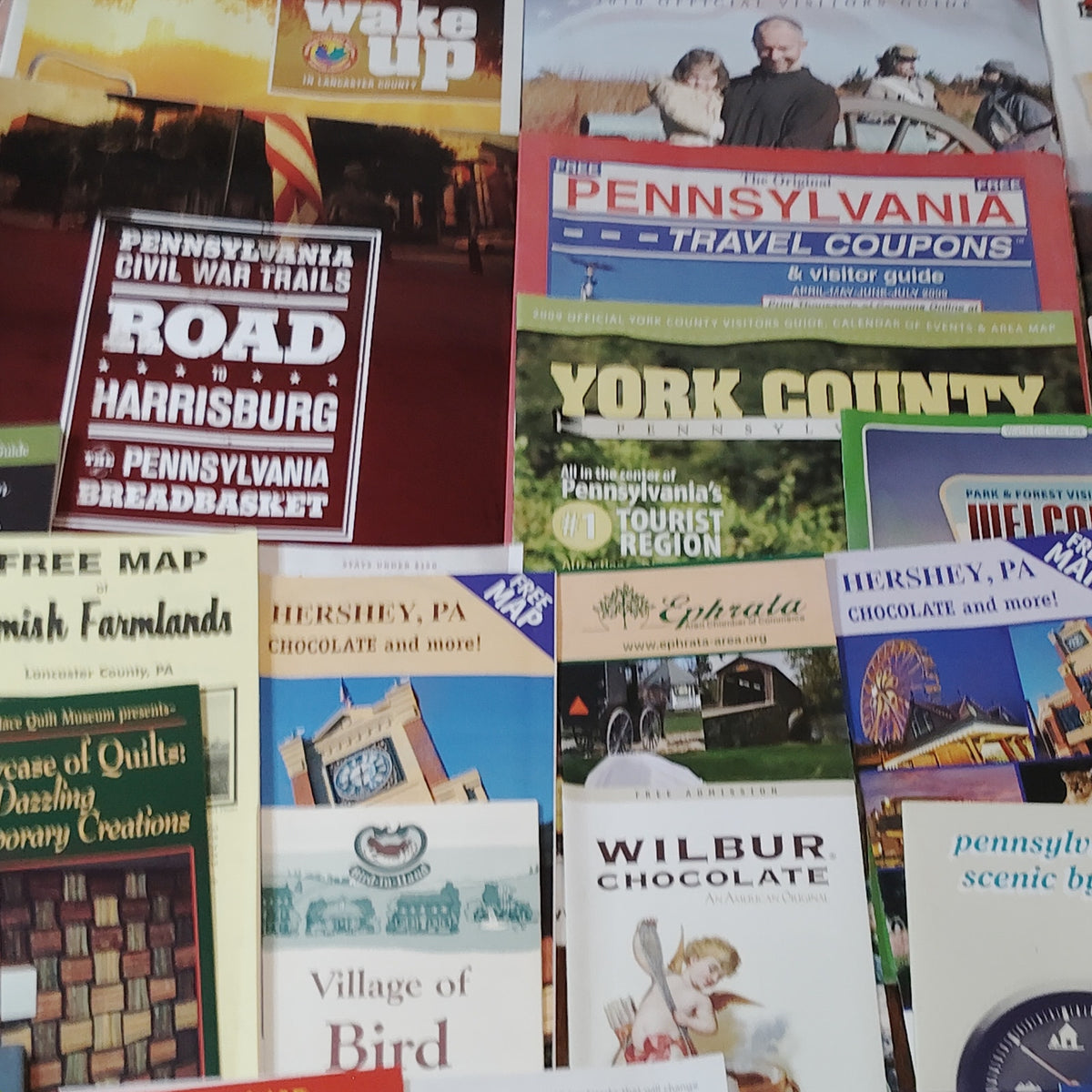 PA Travel Ephemera Collection - Maps, Guides & Brochures from PA Estates