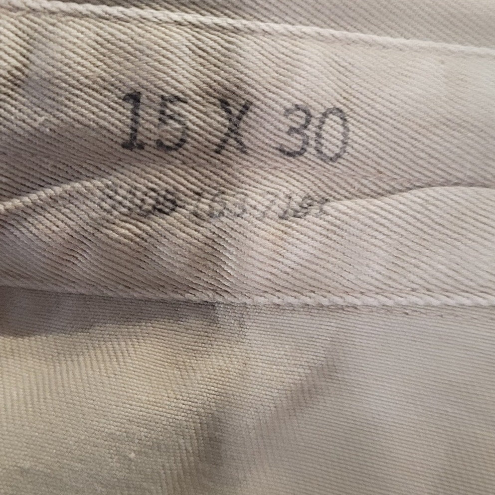 Vintage 1964 U.S. Military Khaki Cotton S/S Shirt – DSA-1-4418-64-C, 15x30