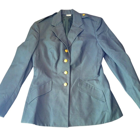 1986 Women’s Dress Coat – Size 16S, Dale Fashions, Green, 65/35 Poly-Wool, DLA100-86-C-0394