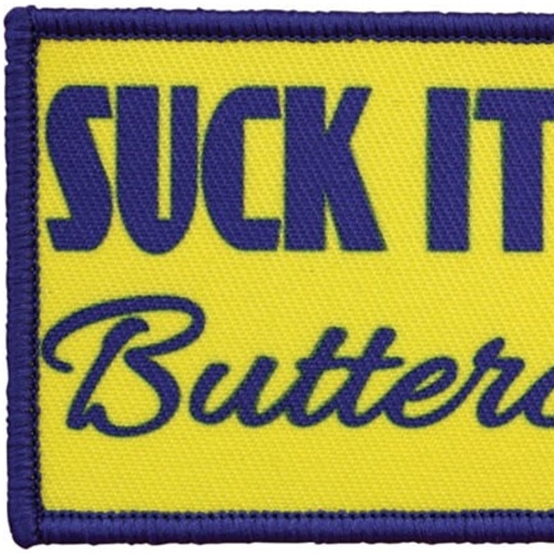 Red Rock Suck It Up Buttercup Morale Patch Novelty 3" × 2" Hook Back #97‑060