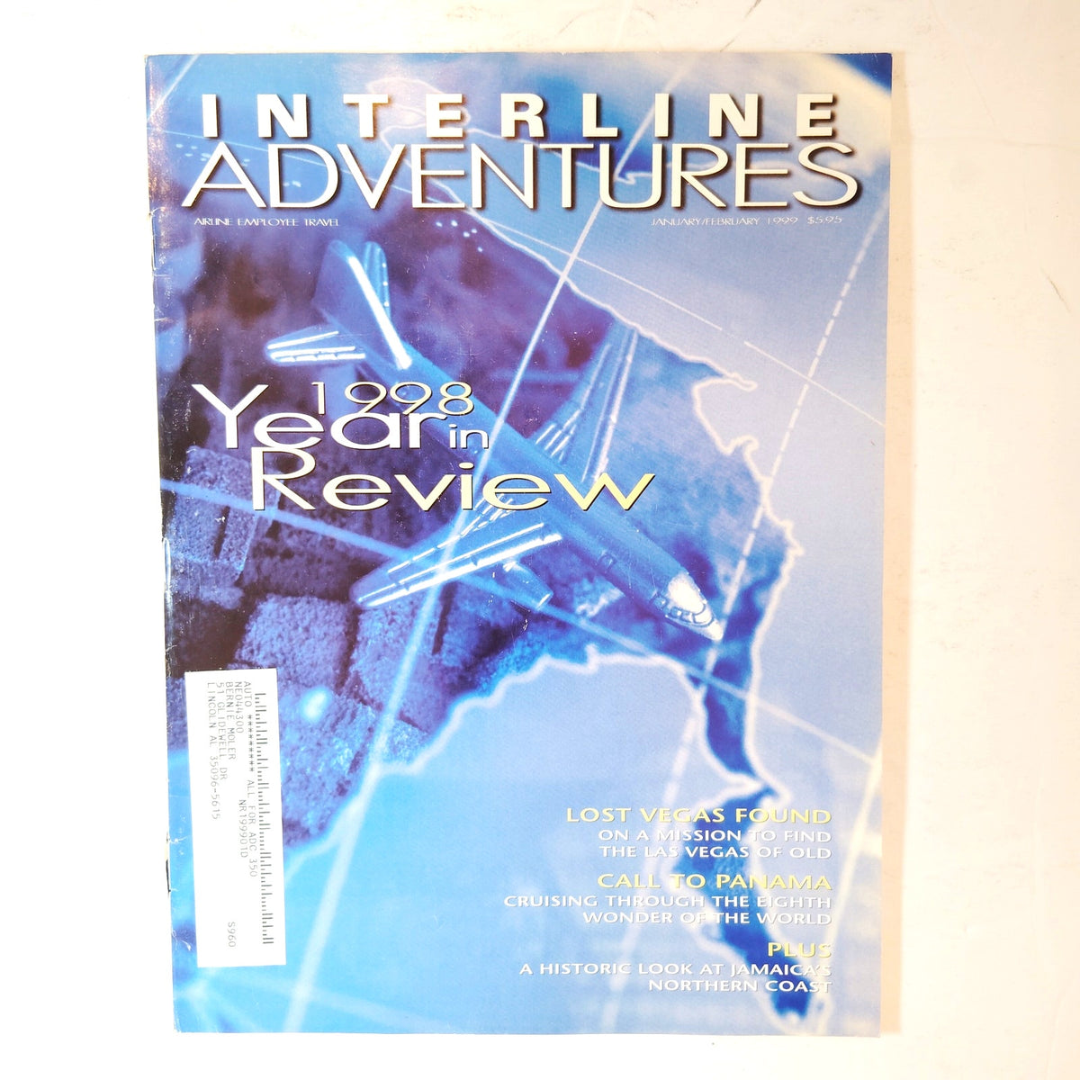 Interline Adventures Magazine Jan/Feb 1999, Year in Review 1998,  Panama, Vegas